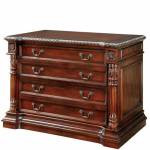 ROOSEVELT FILE CABINET, CHERRY FINISH